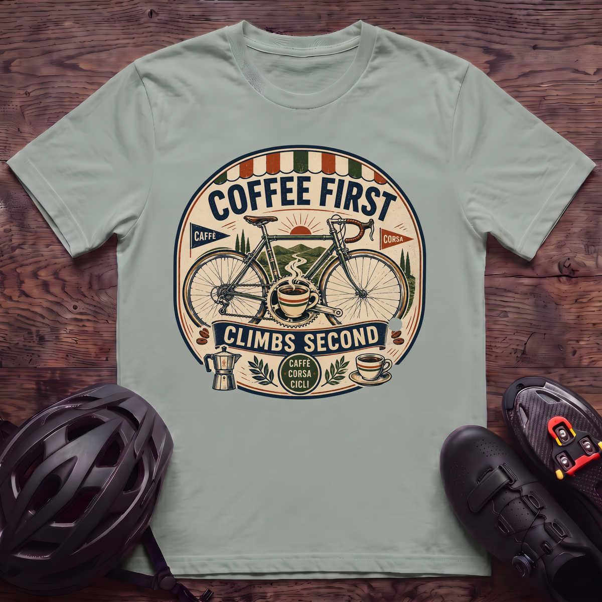 Coffee First T‑Shirt
