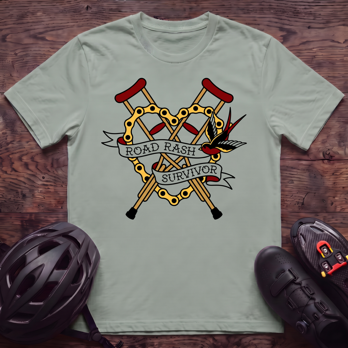 Road Rash Survivor T‑Shirt