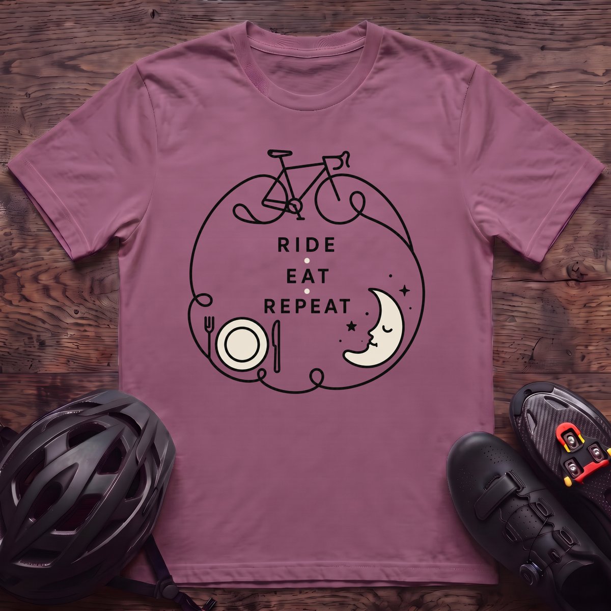 Ride Eat Repeat T‑Shirt