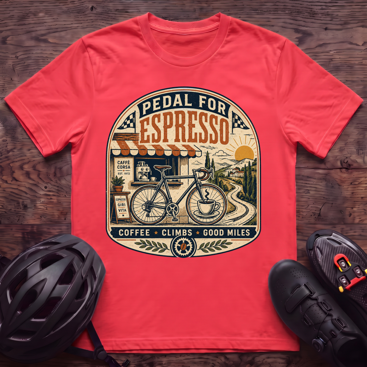 Pedal For Espresso T‑Shirt