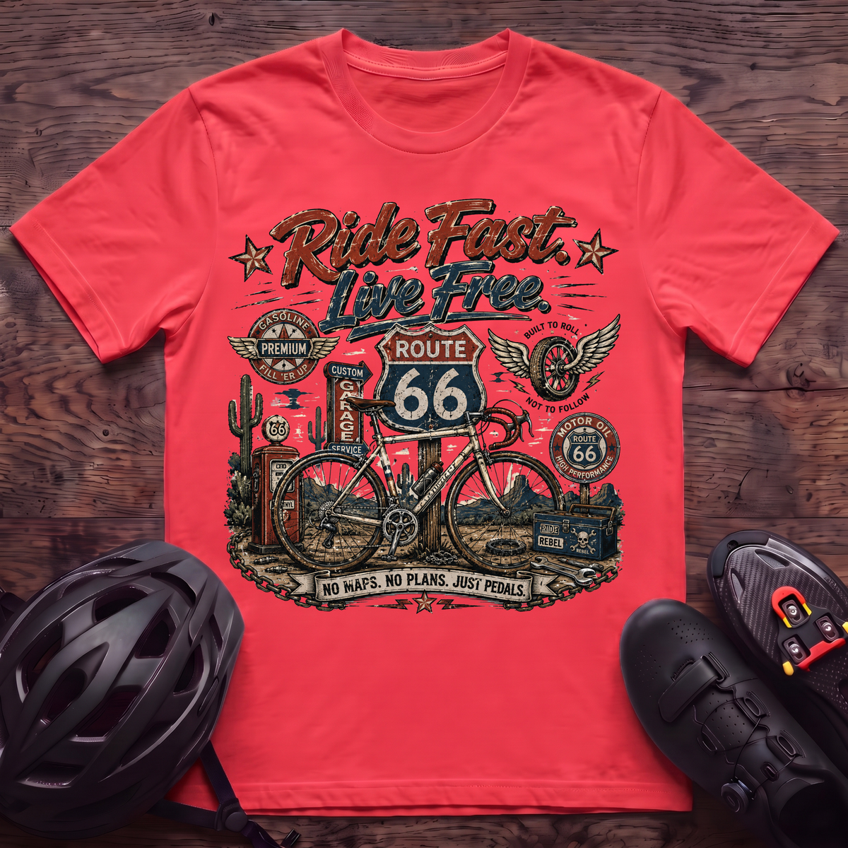 Ride Fast Live Free T‑Shirt