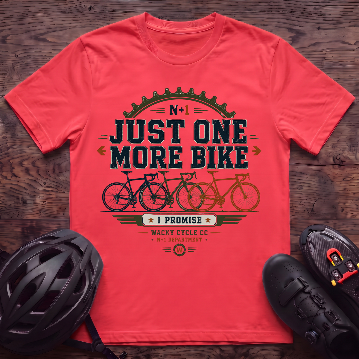 Just One More Bike T‑Shirt