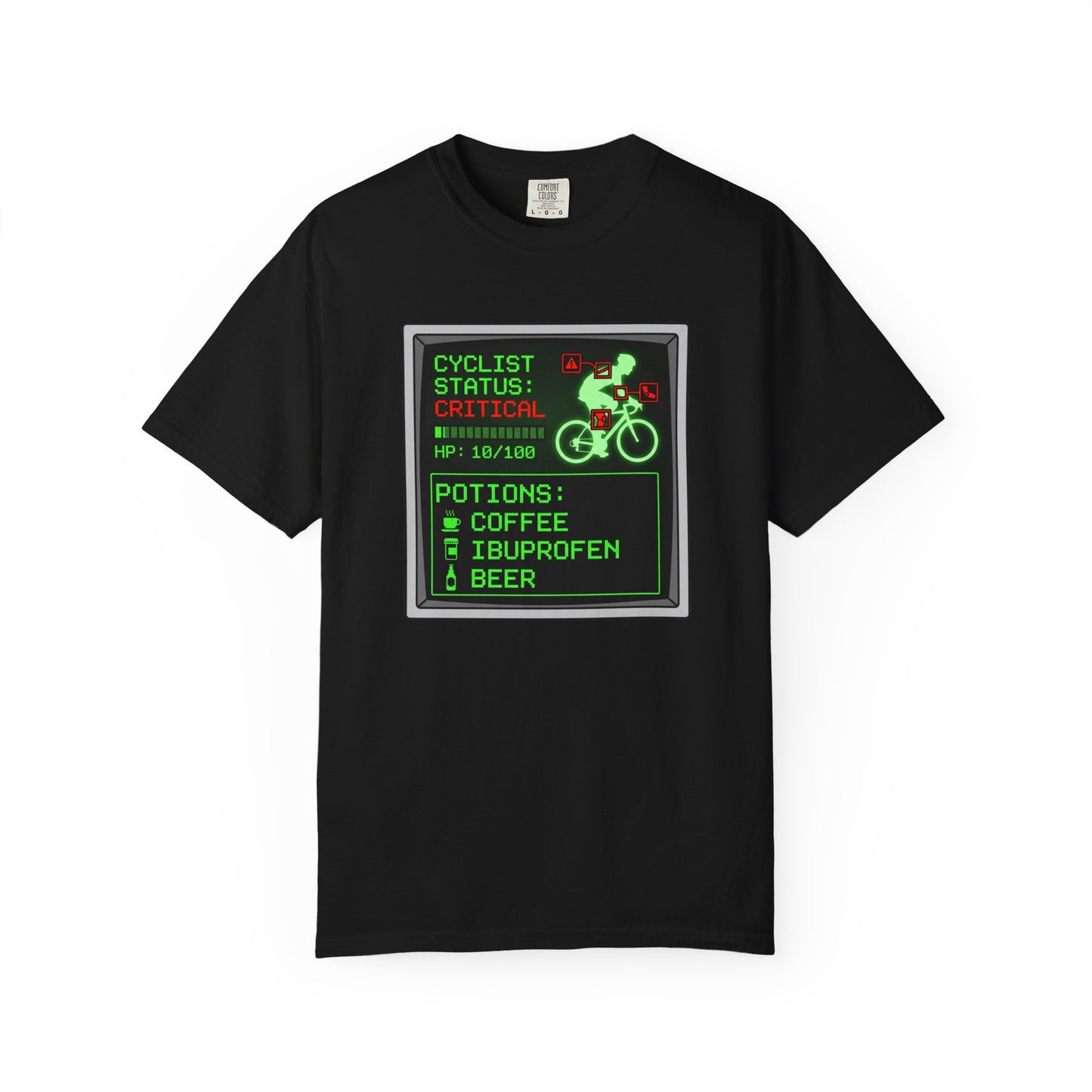 Cyclist Status Critical T‑Shirt