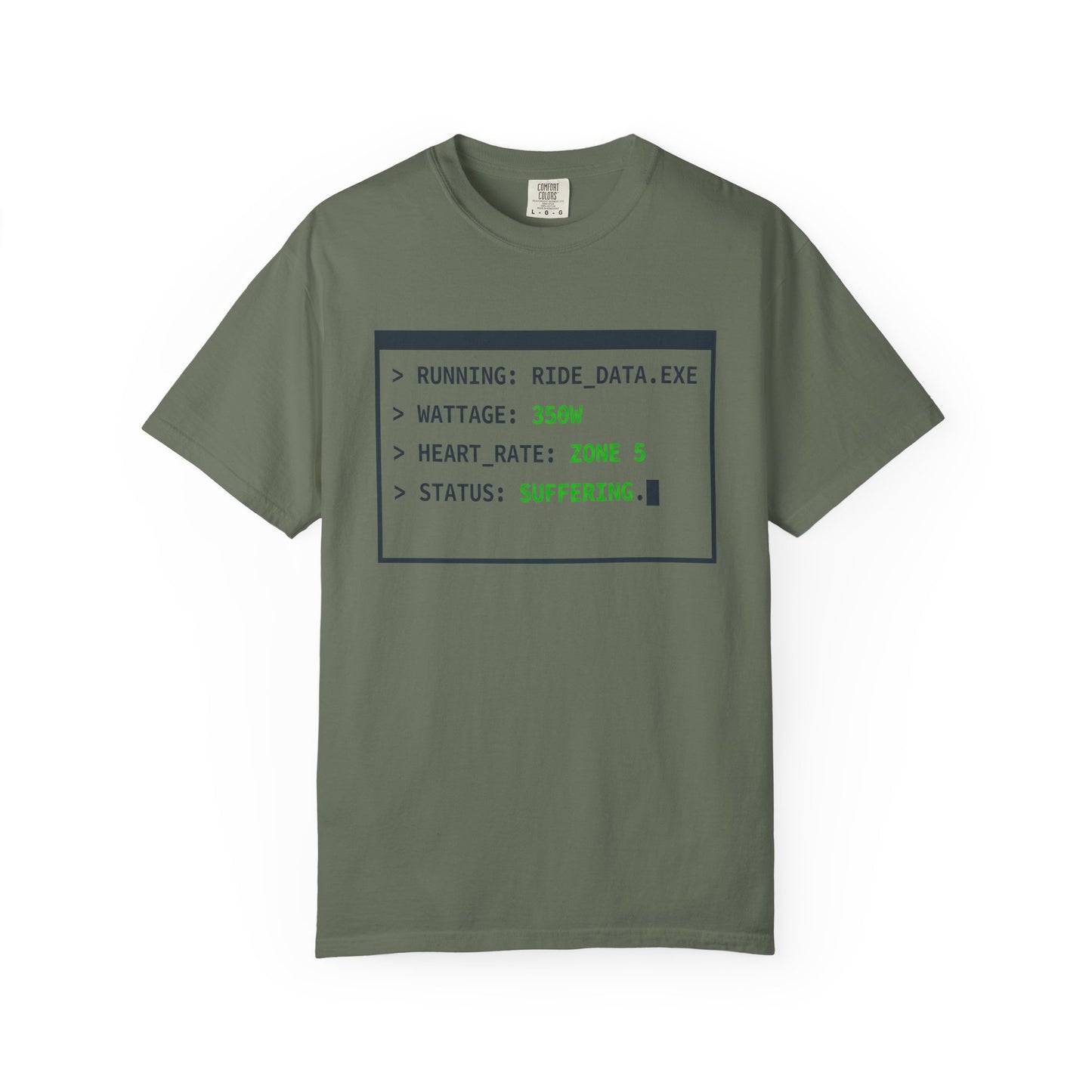 Running Ride Data T‑Shirt