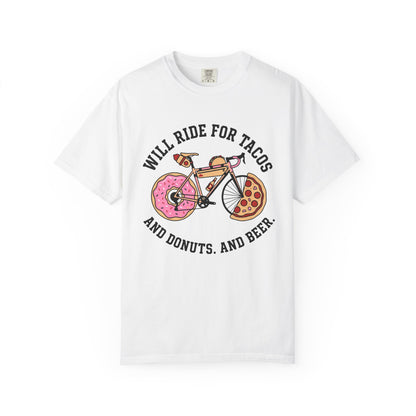Will Ride For Tacos T‑Shirt
