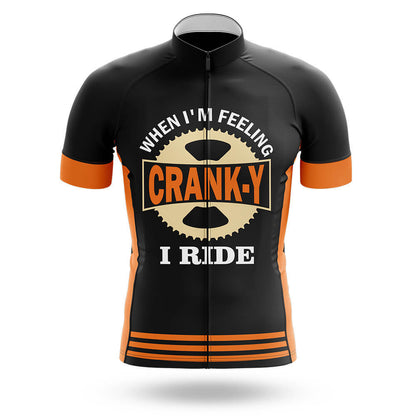 When I’m Feeling Cranky I Ride – Cycling Jersey