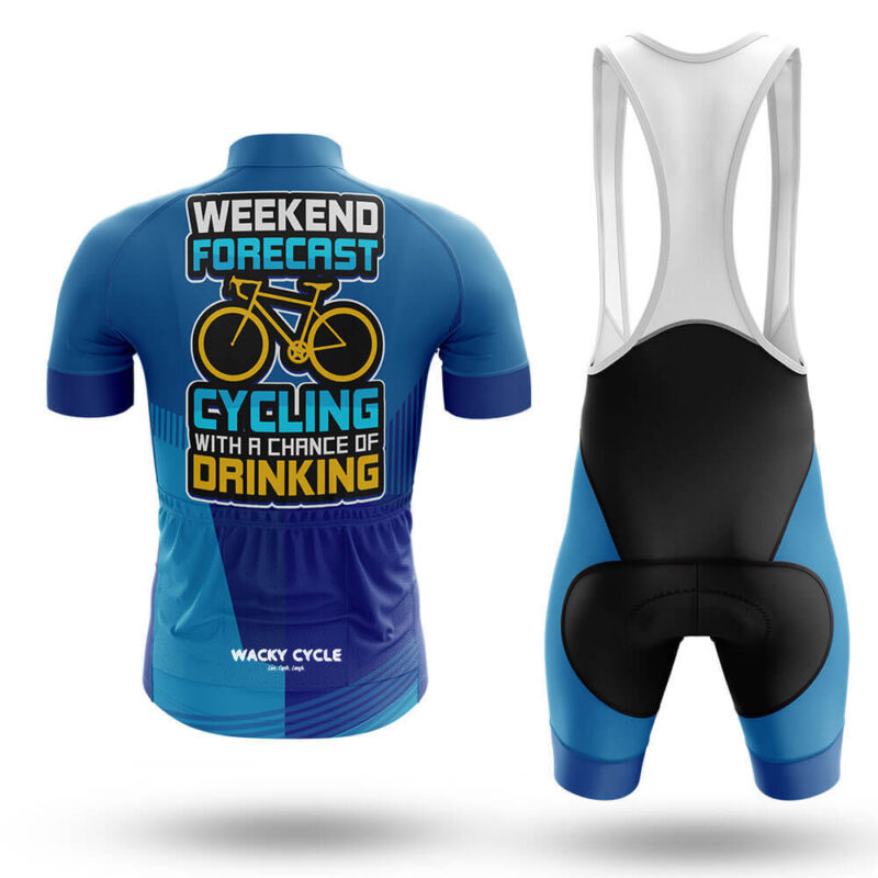 Weekend Forcast Cycling With A Chance Of Drinking – Cycling Jersey