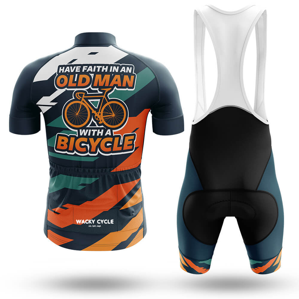 Have Faith In An Old Man With A Bicycle – Cycling Jersey