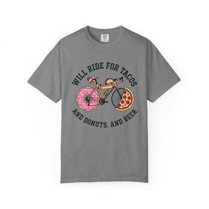 Will Ride For Tacos T‑Shirt