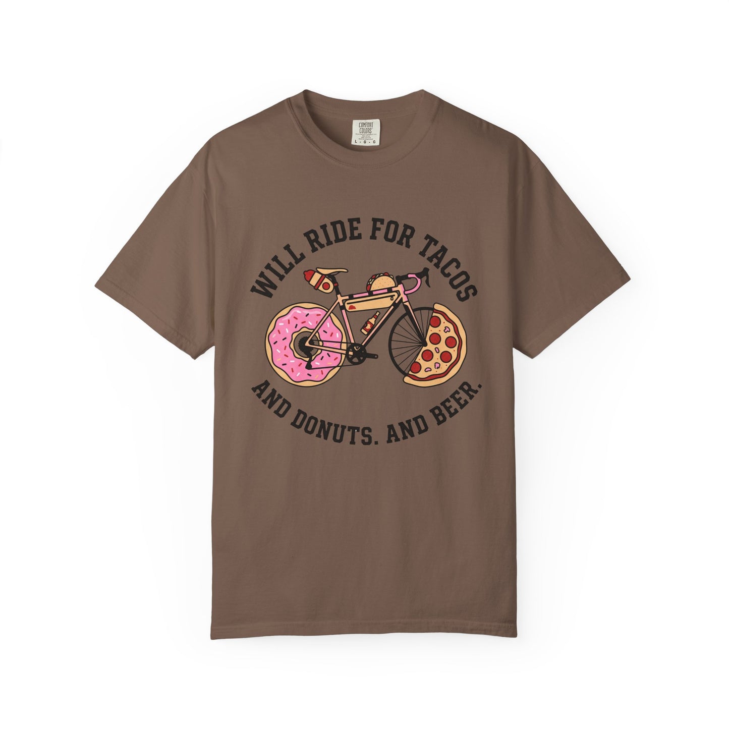 Will Ride For Tacos T‑Shirt