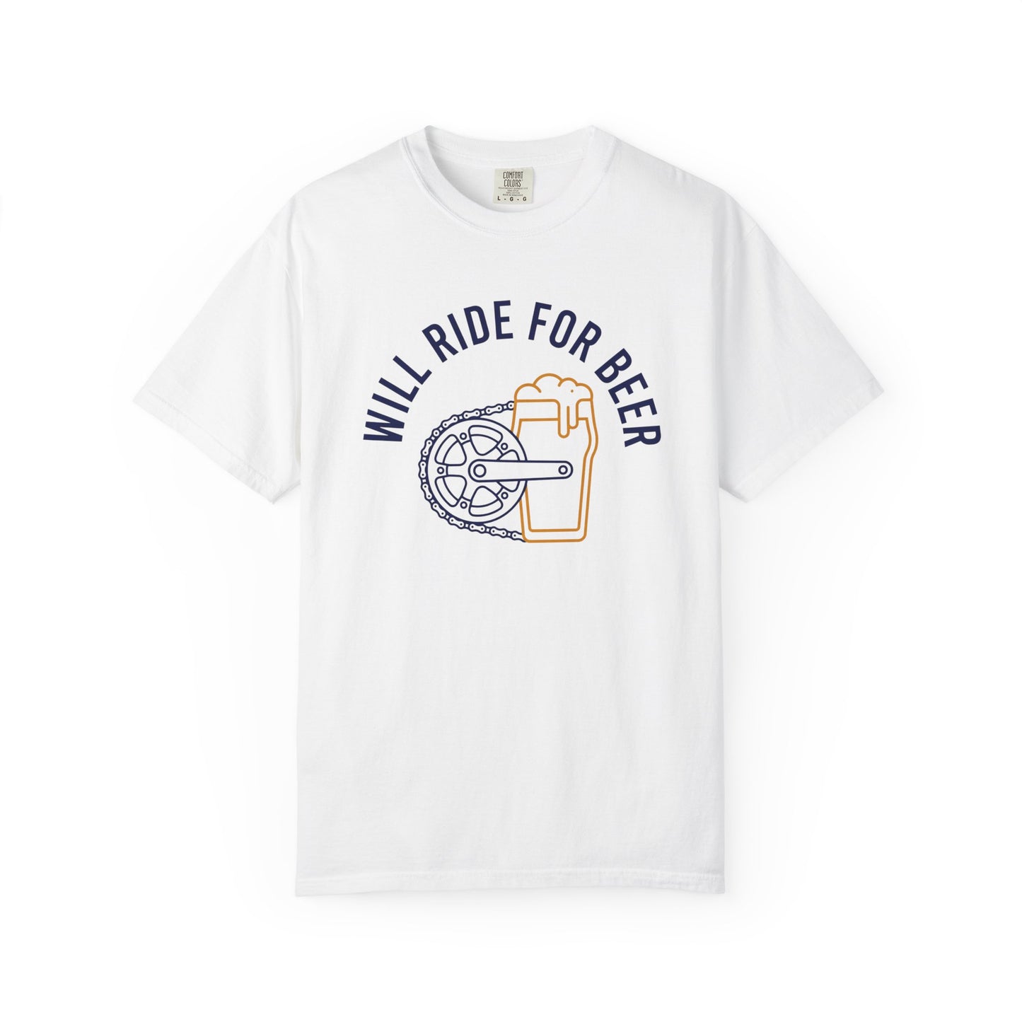 Will Ride For Beer T‑Shirt