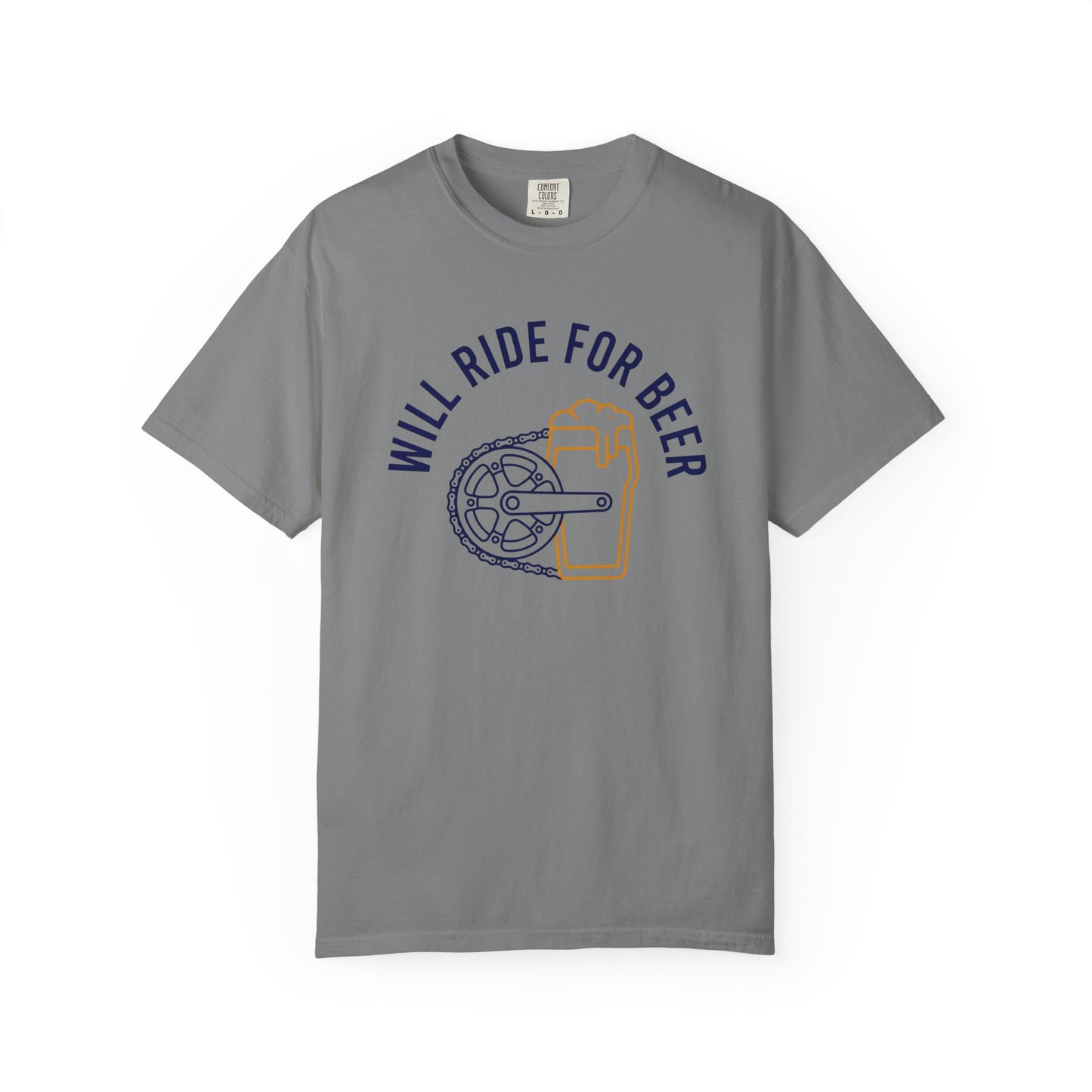 Will Ride For Beer T‑Shirt