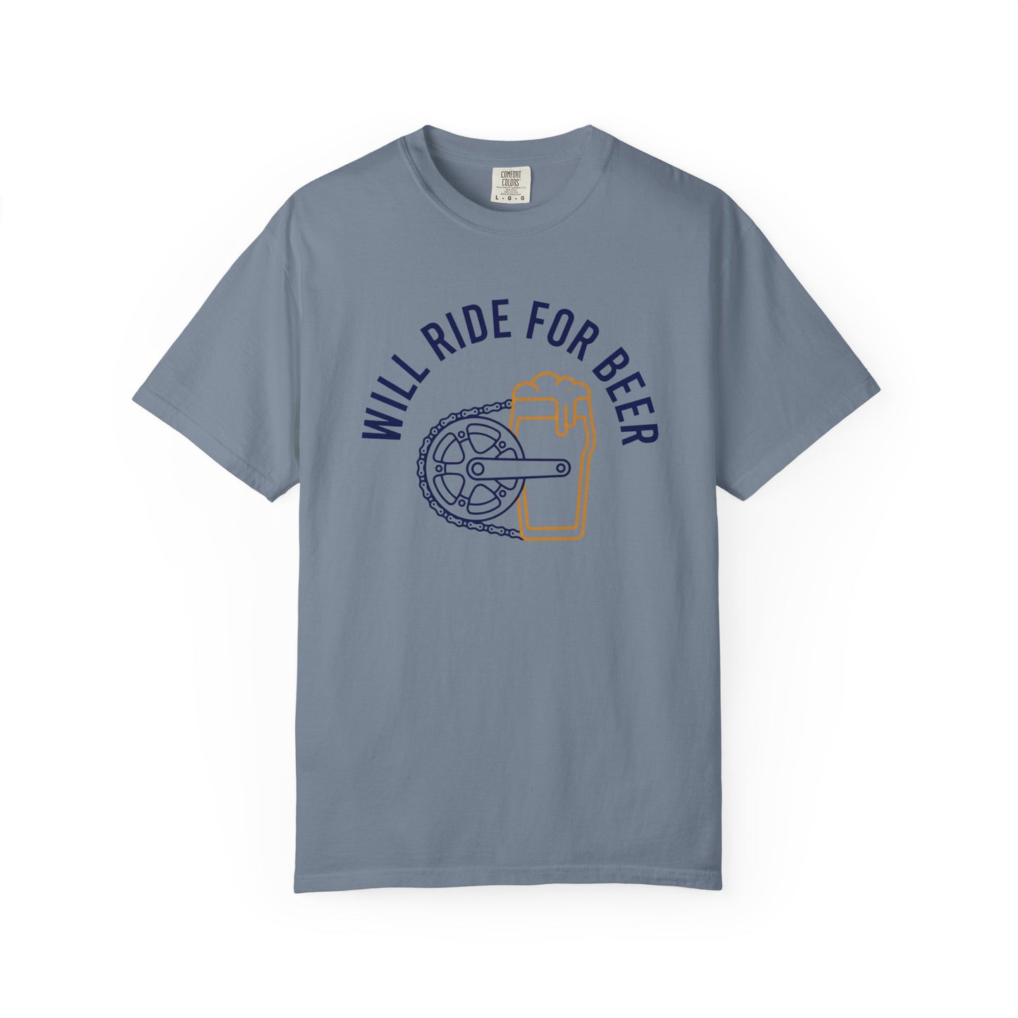 Will Ride For Beer T‑Shirt