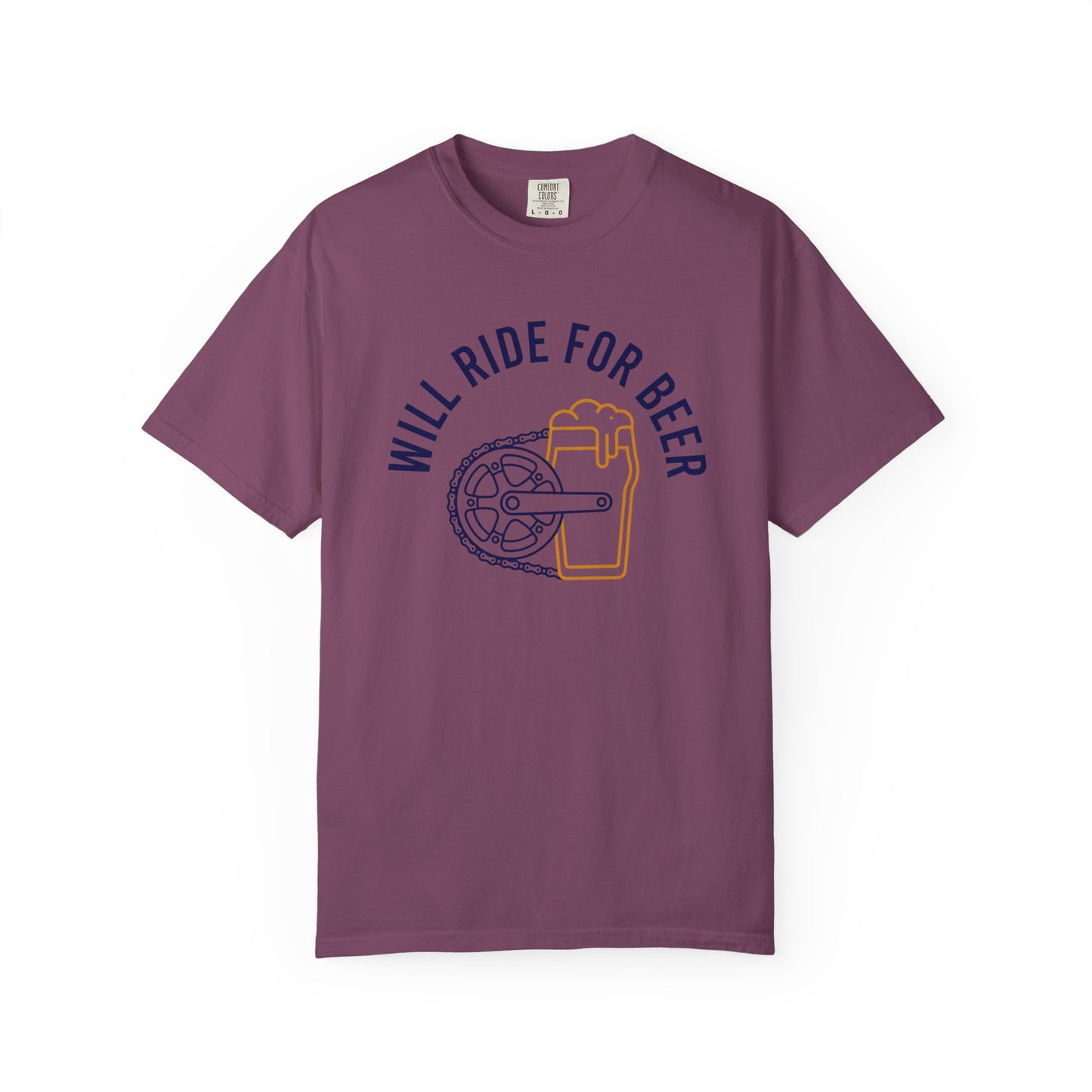 Will Ride For Beer T‑Shirt