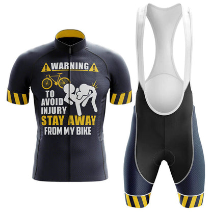 Warning To Avoid Injury Stay Away From My Bike – Cycling Jersey