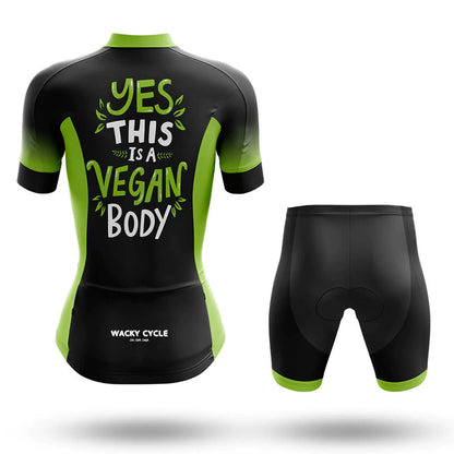 Yes This Is A Vegan Body – Cycling Jersey