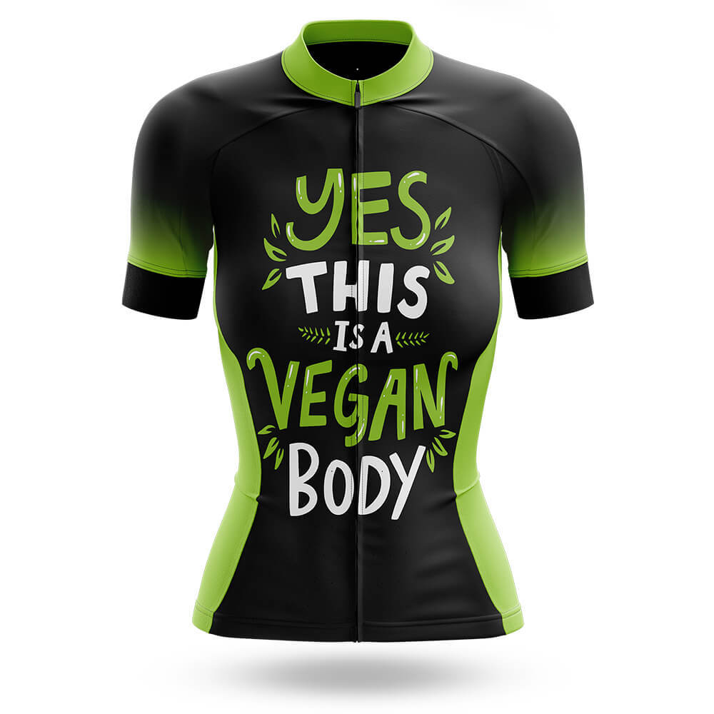 Yes This Is A Vegan Body – Cycling Jersey