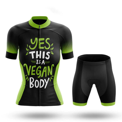 Yes This Is A Vegan Body – Cycling Jersey