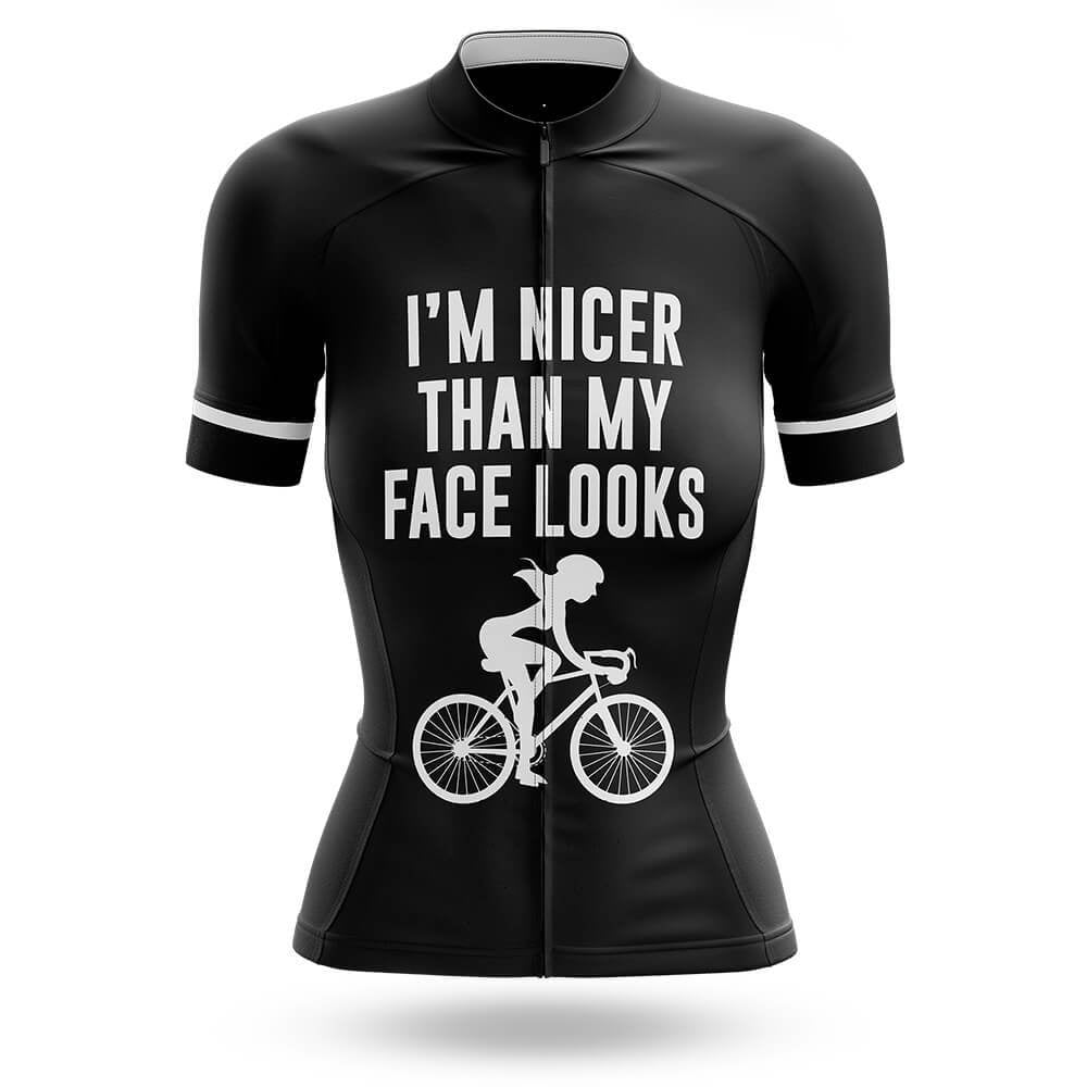 I’m Nicer Than My Face Looks – Cycling Jersey