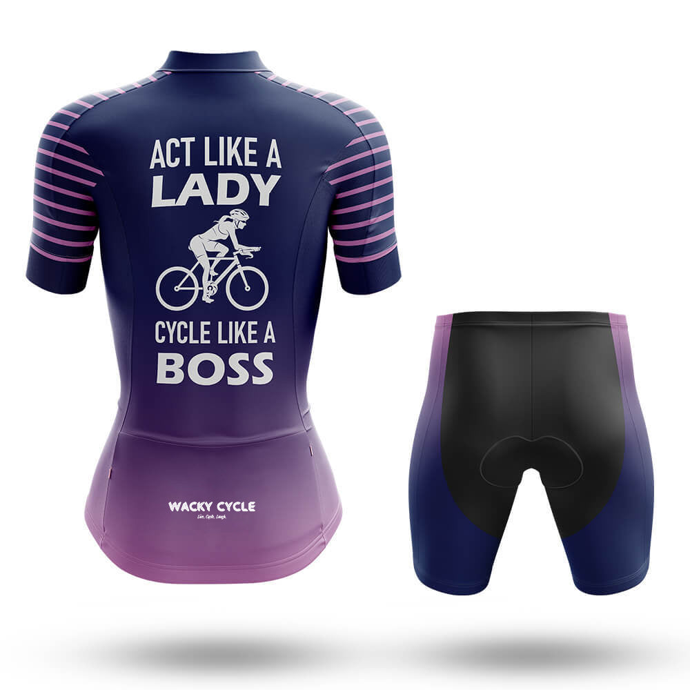 Act like A Lady Cycle Like A Boss – Cycling Jersey