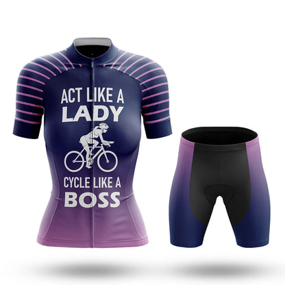 Act like A Lady Cycle Like A Boss – Cycling Jersey