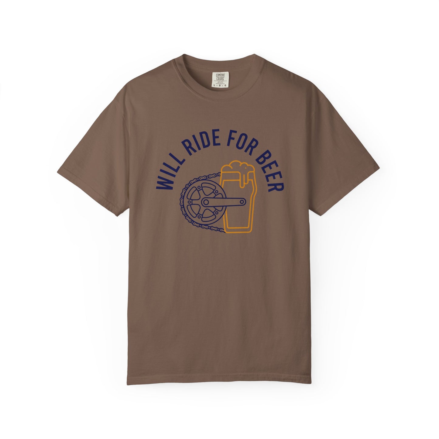 Will Ride For Beer T‑Shirt