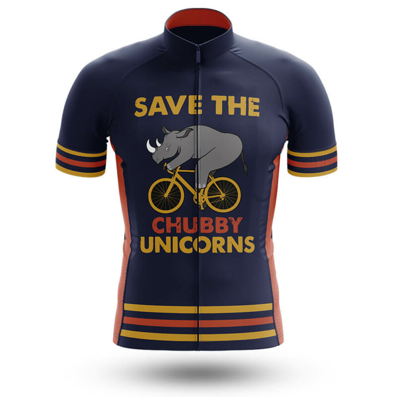 Save The Chubby Unicorns – Cycling Jersey