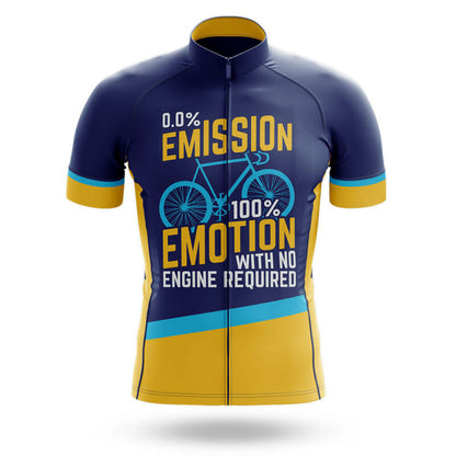 0.0% Emission 100% Emotion With No Engine Required – Cycling Jersey