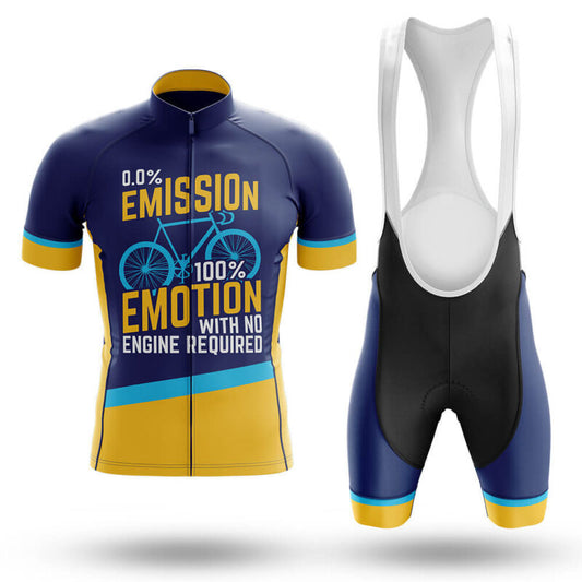 0.0% Emission 100% Emotion With No Engine Required – Cycling Jersey