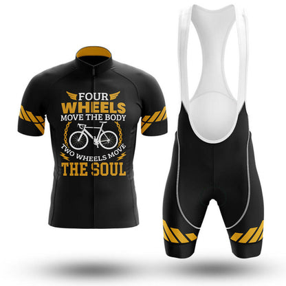 Four Wheels Move The Body Two Wheels Move The Soul – Cycling Jersey