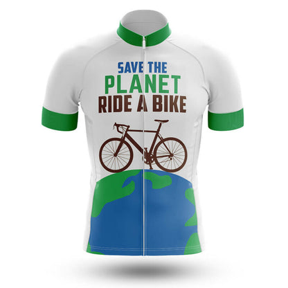 Save The Planet Ride A Bike – Cycling Jersey