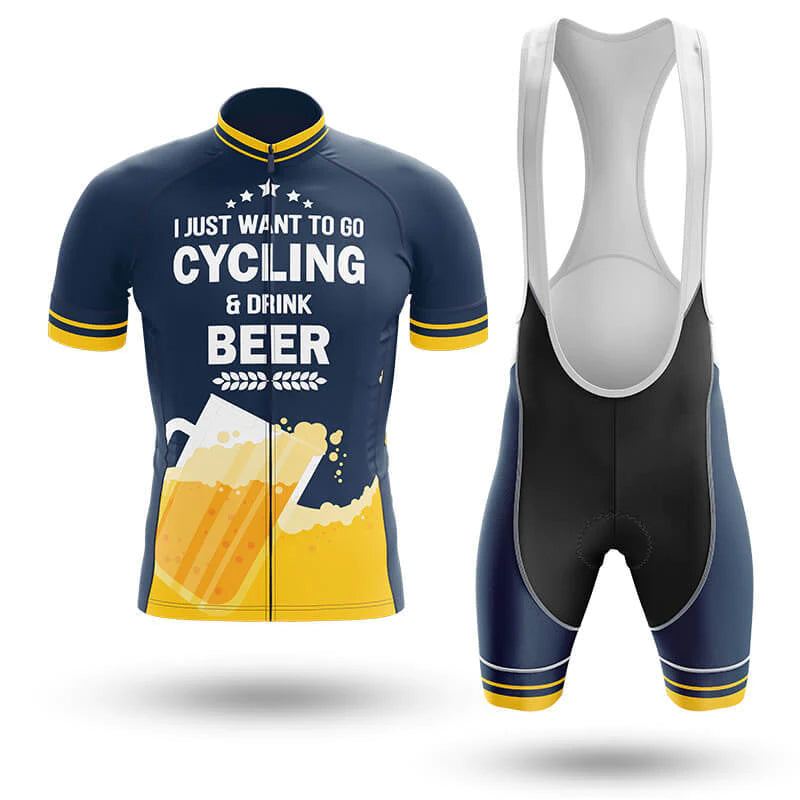 I Just Want To Go Cycling & Drink Beer – Cycling Jersey