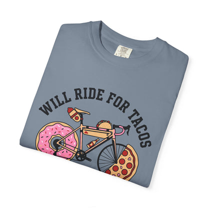 Will Ride For Tacos T‑Shirt