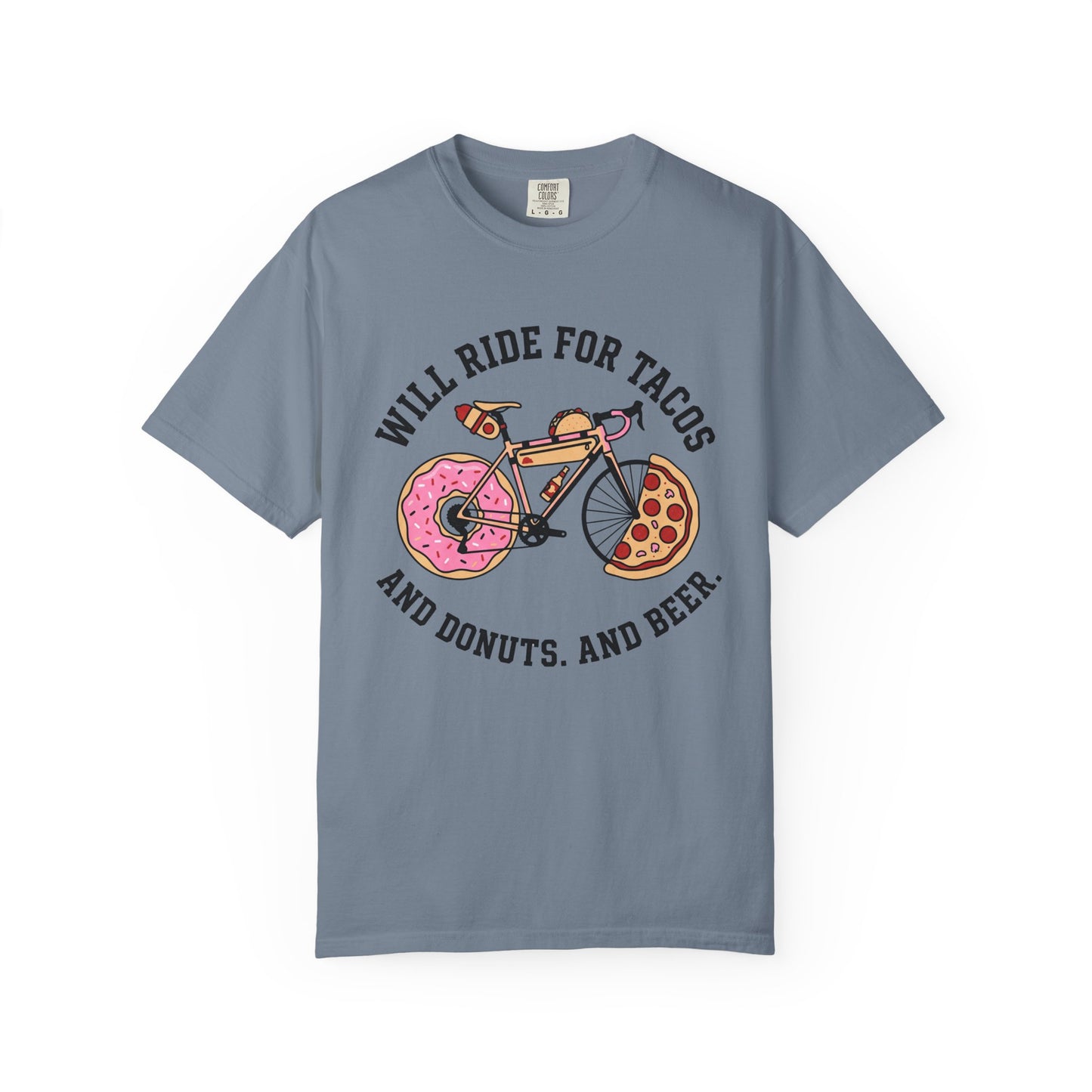 Will Ride For Tacos T‑Shirt