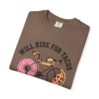 Will Ride For Tacos T‑Shirt