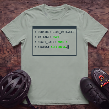 Running Ride Data T‑Shirt