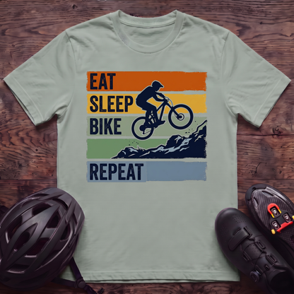 Eat Sleep Bike Repeat T‑Shirt