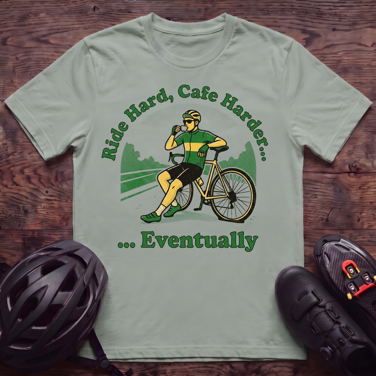 Ride Hard Cafe Harder T‑Shirt