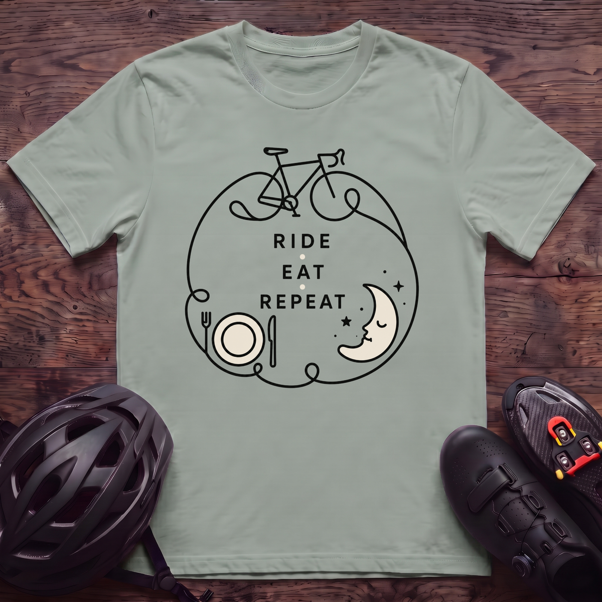 Ride Eat Repeat T‑Shirt
