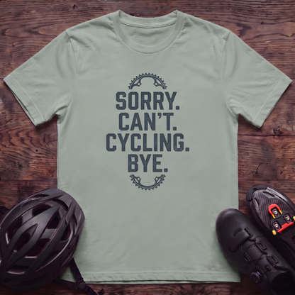 Sorry Can't Cycling T‑Shirt