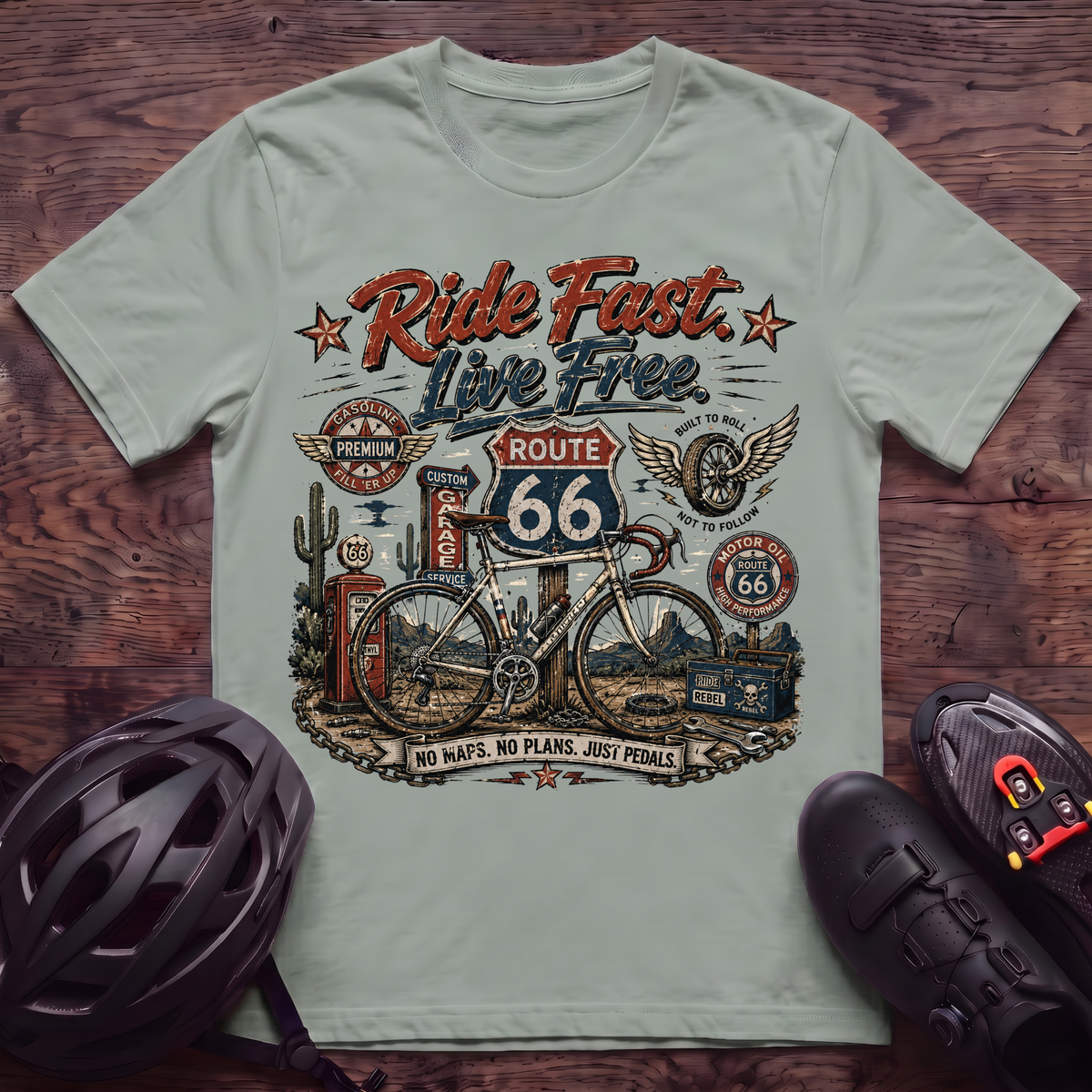 Ride Fast Live Free T‑Shirt