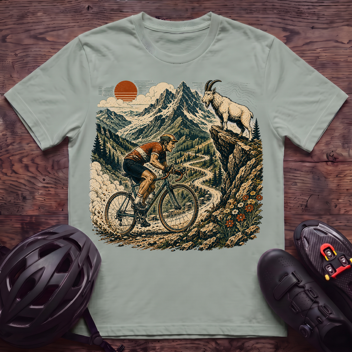 Cycling Goat T‑Shirt