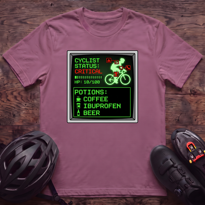 Cyclist Status Critical T‑Shirt