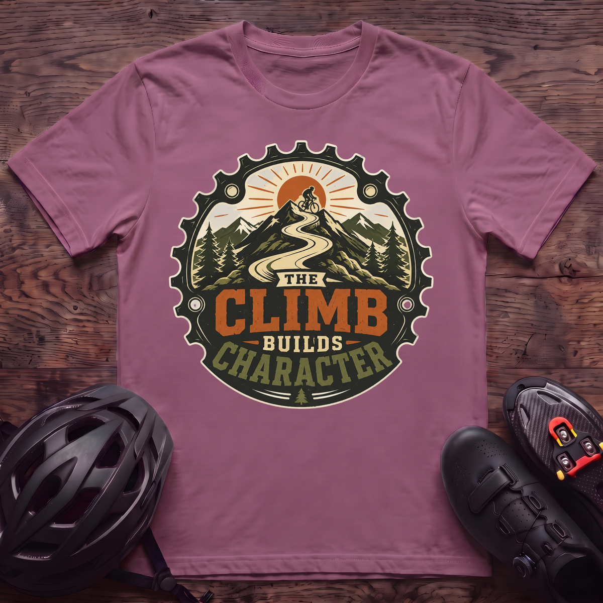 The Climb Builds Character T‑Shirt
