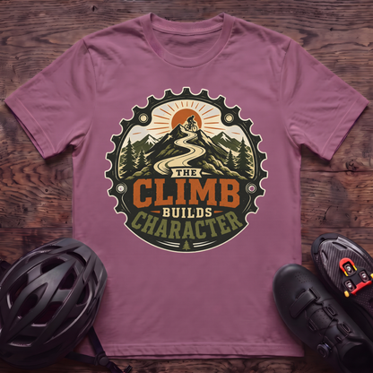 The Climb Builds Character T‑Shirt