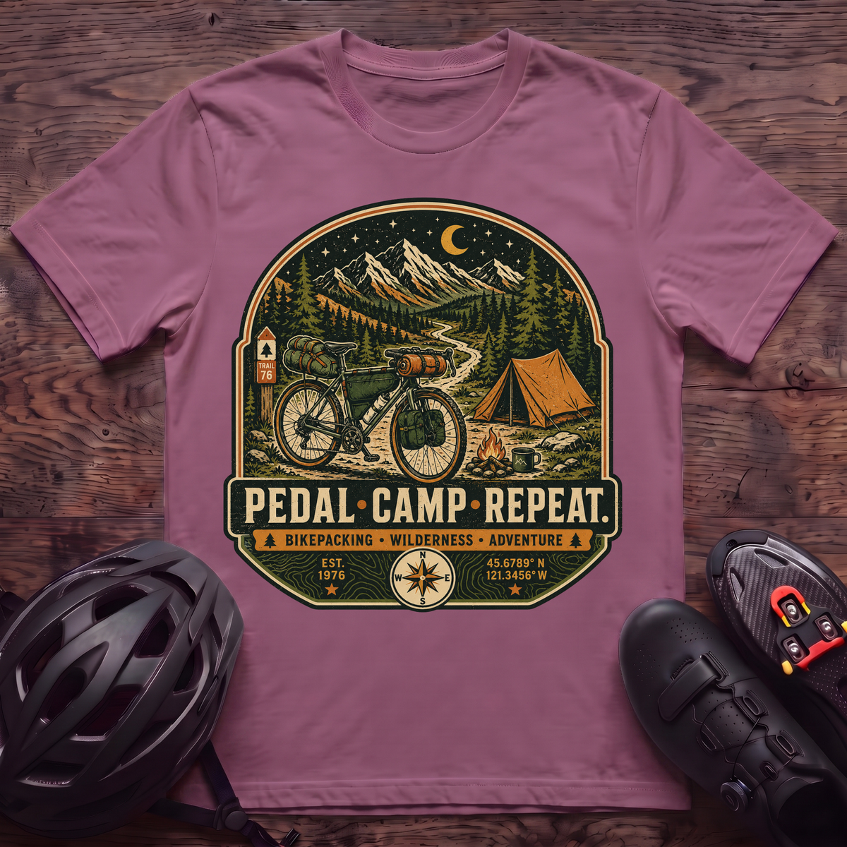 Pedal Camp Repeat T‑Shirt