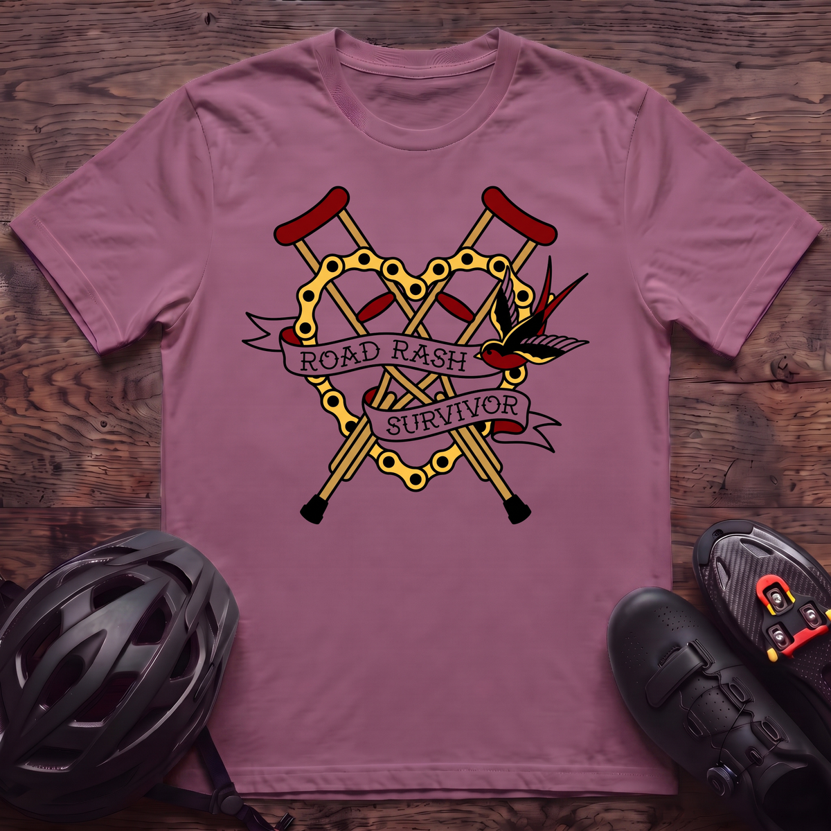 Road Rash Survivor T‑Shirt