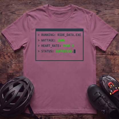 Running Ride Data T‑Shirt