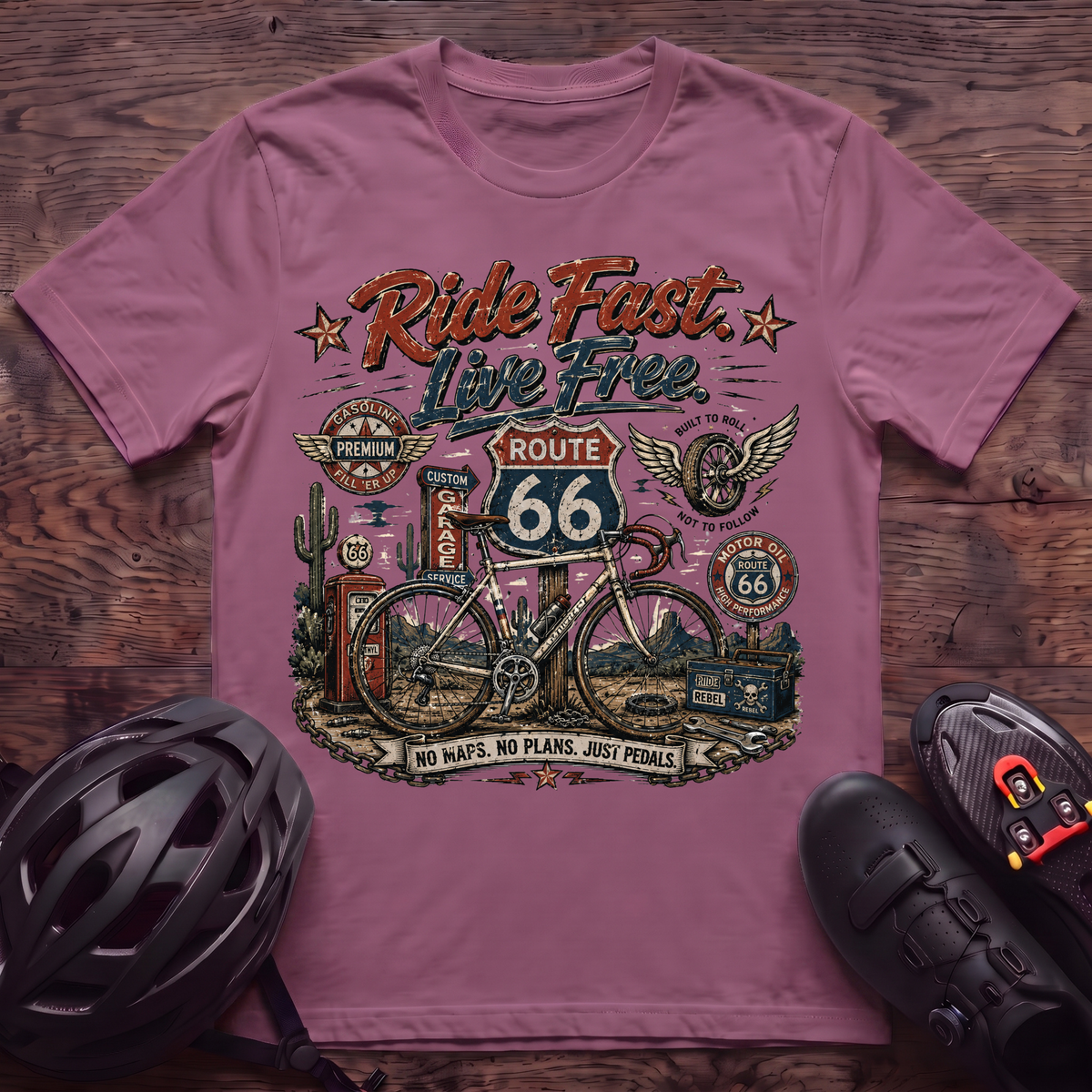 Ride Fast Live Free T‑Shirt