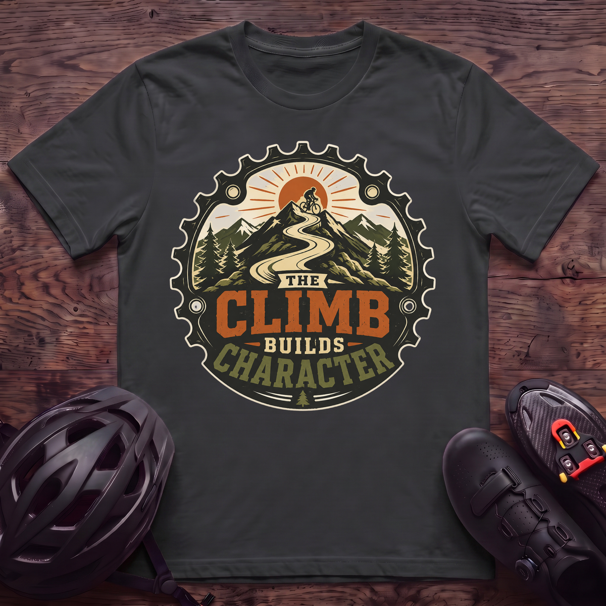 The Climb Builds Character T‑Shirt